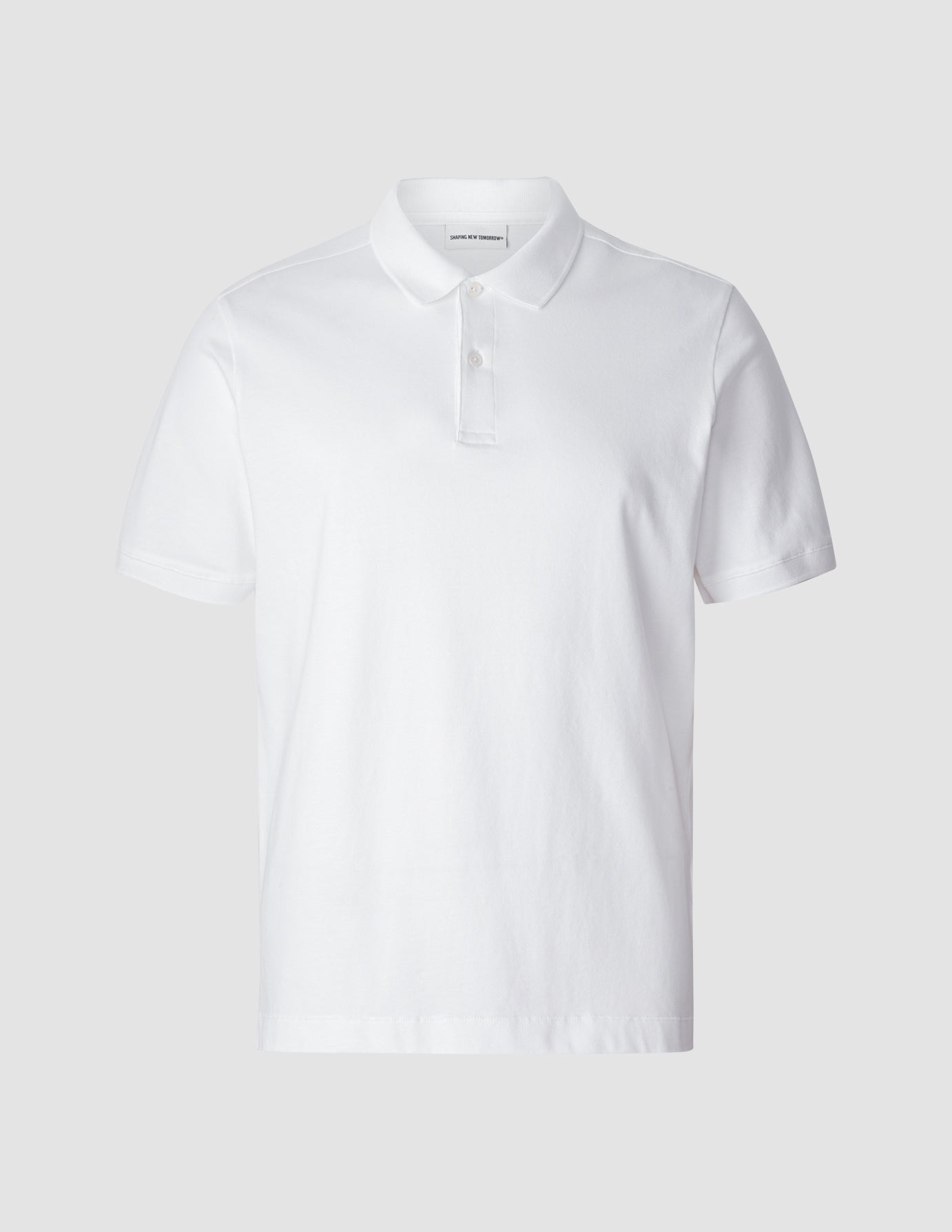 Piquet Polo Shirt White